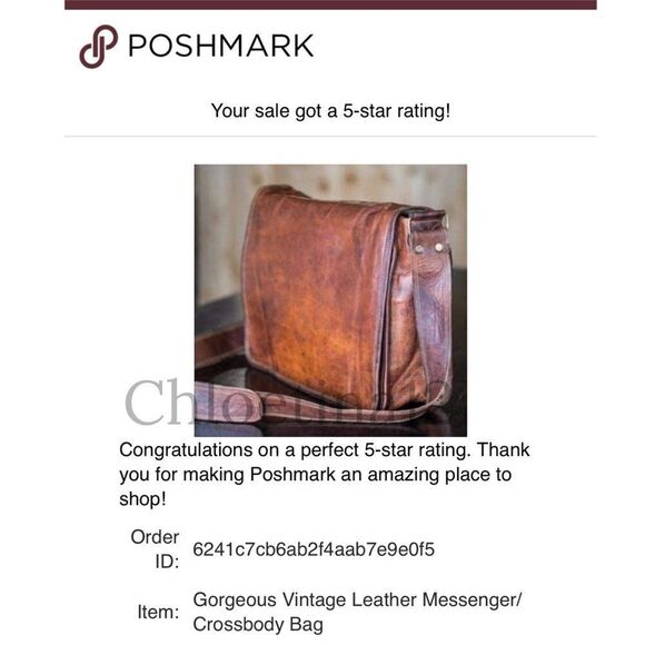 Extra Large Vintage Leather Messenger/Crossbody Bag - Picture 13 of 16